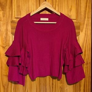 Elodie Fuchsia Knit Top